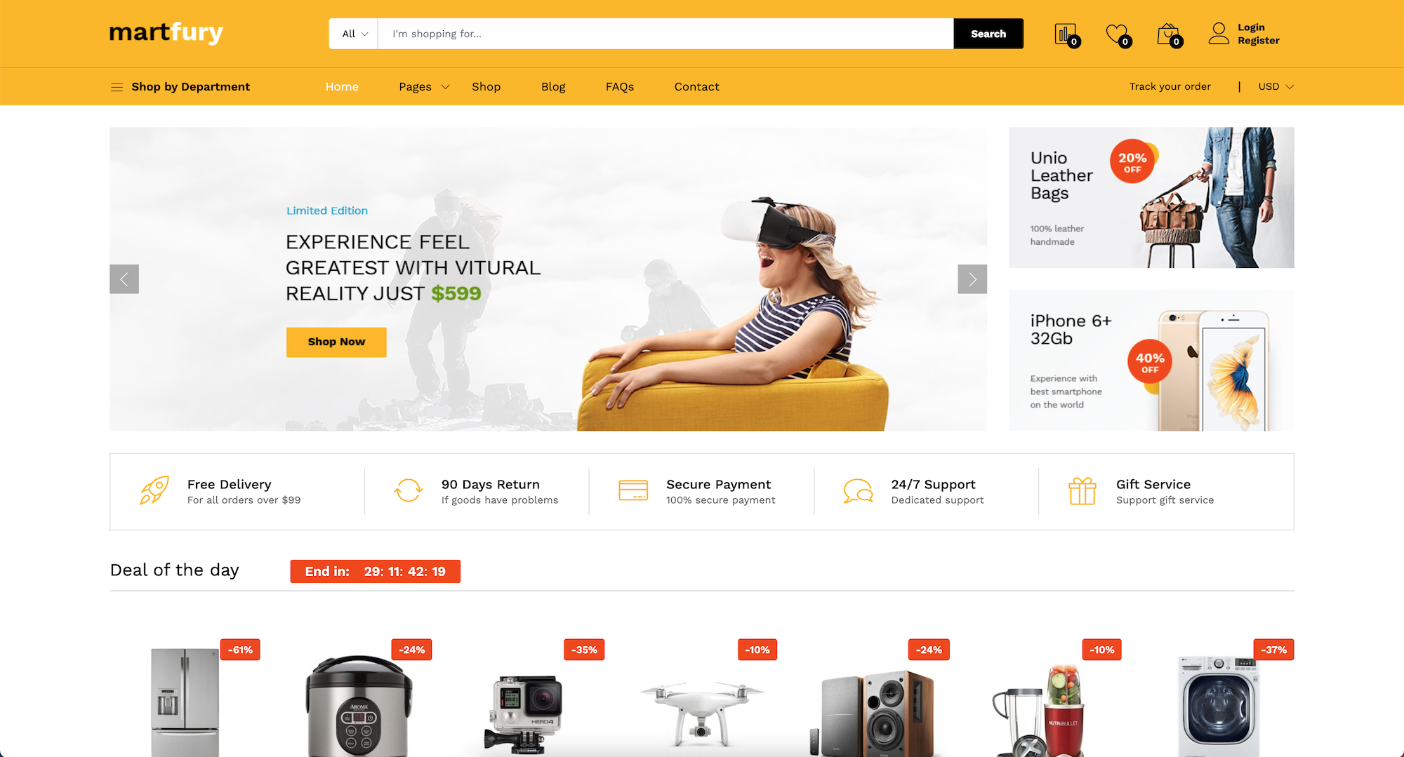 MartFury v1.40.6 – 多供应商/市场Laravel电子商务系统 (Nulled)(图1)
